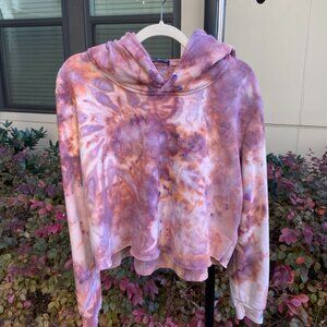 Ice-Dyed Upcycled Brandy Melville Sweatshirt One Size / Small